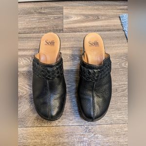 Sofft women clog mules shoes size 7.5